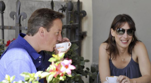 David Cameron al caffé